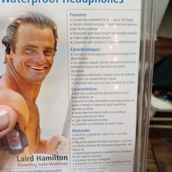 H2O Audio H3 Waterproof Headphones NIB - Picture 4 of 5